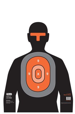 Head and Chest Black/Orange (23140)