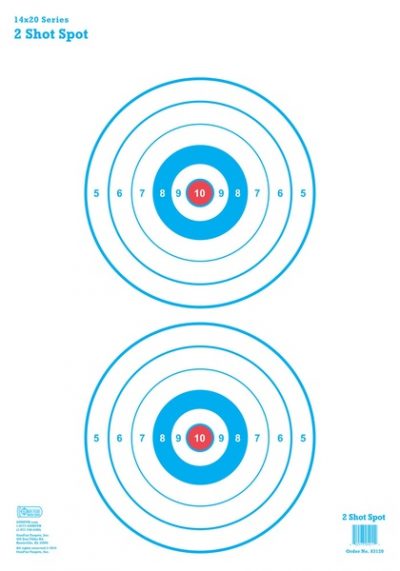 2 Shot Spot Red/Blue (83120)